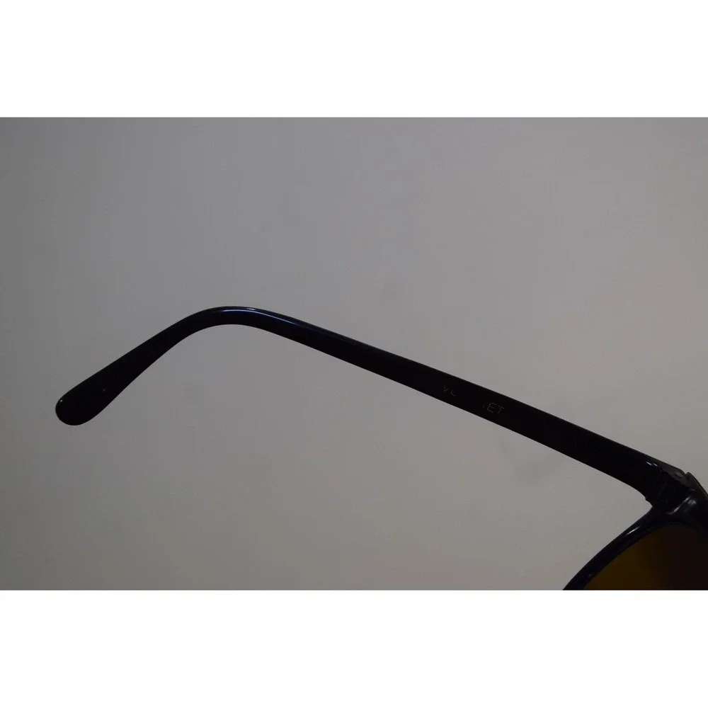 RARE 1960's Vuarnet Pouilloux 002 Sunglasses France Made Black Cat Eye Pre-1968